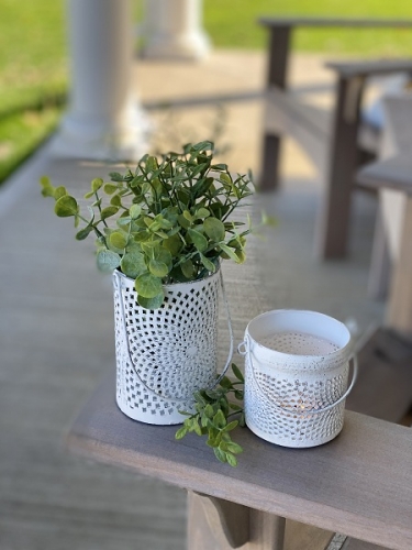 CAN LANTERN WHITE